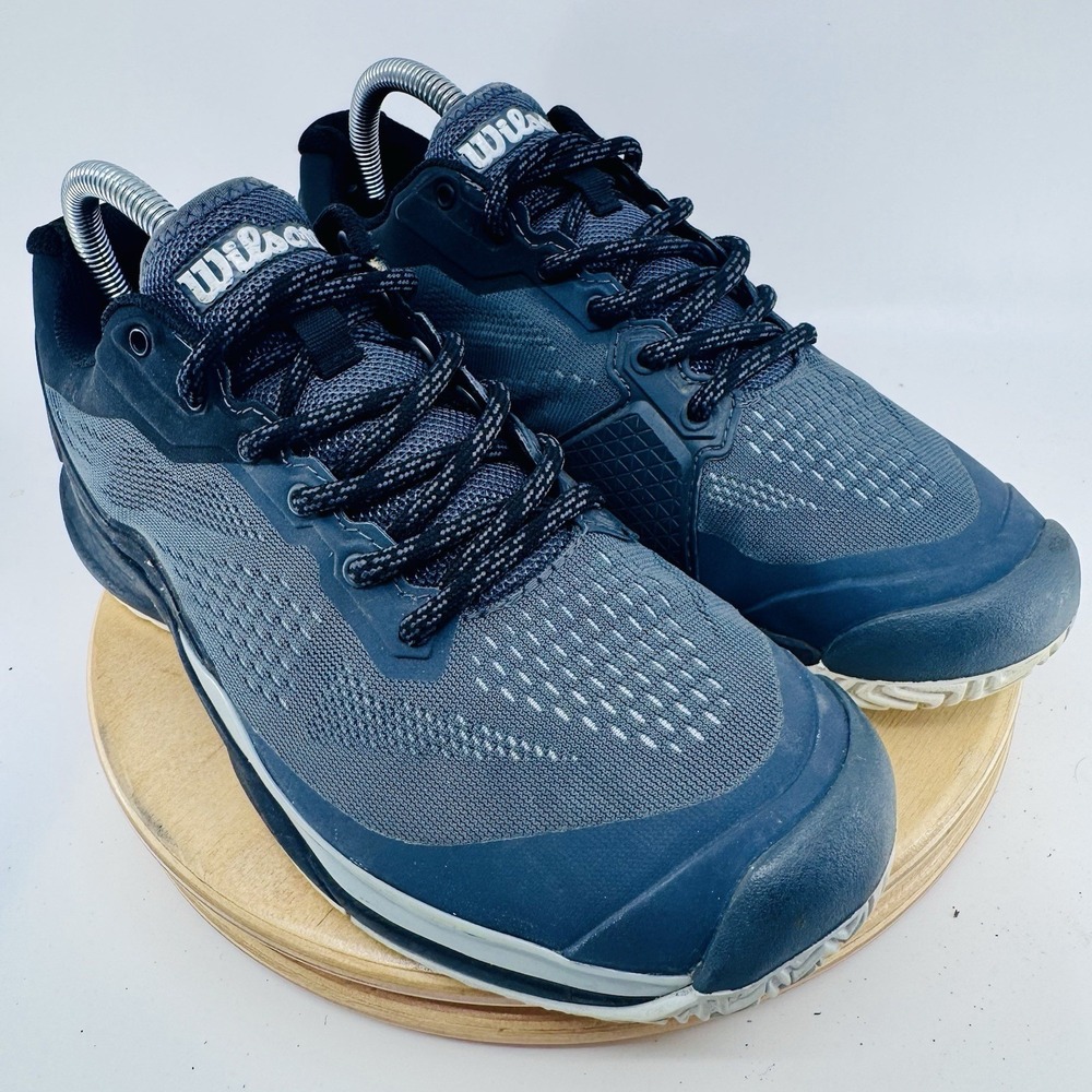 Wilson Rush Pro 3.5 Mens 7.5 Gray Tennis Pickleball Court Shoes